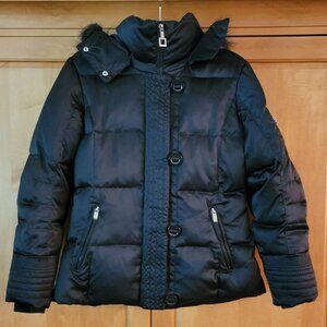 Women's ZeroXposur Black Feather Down Hooded Parka - M